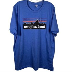 Mo Jiles Band Blue Tshirt Sz XL